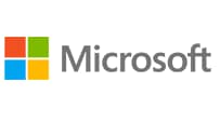 Microsoft logo and link