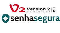 Version2 and Senhasegura logo and link