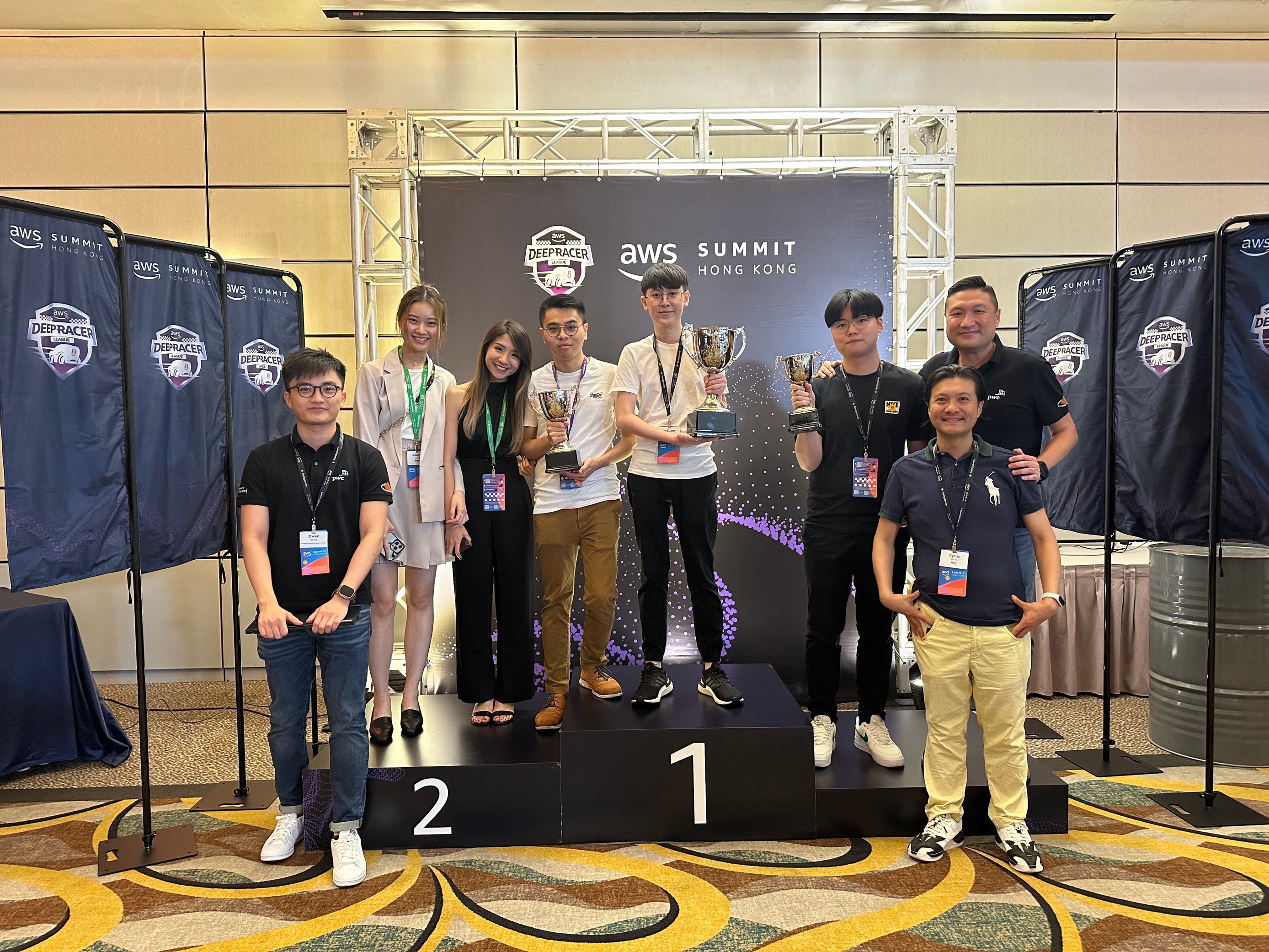 PwC Hong Kong won AWS Hong Kong DeepRacer Championship Cup 2022